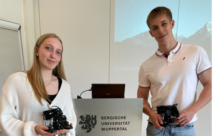 EduBotics an der Universität Wuppertal vorgestellt